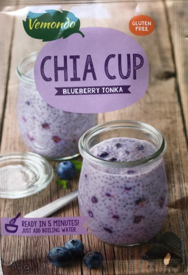 Fotografie - Chia cup blueberry tonka Vemondo