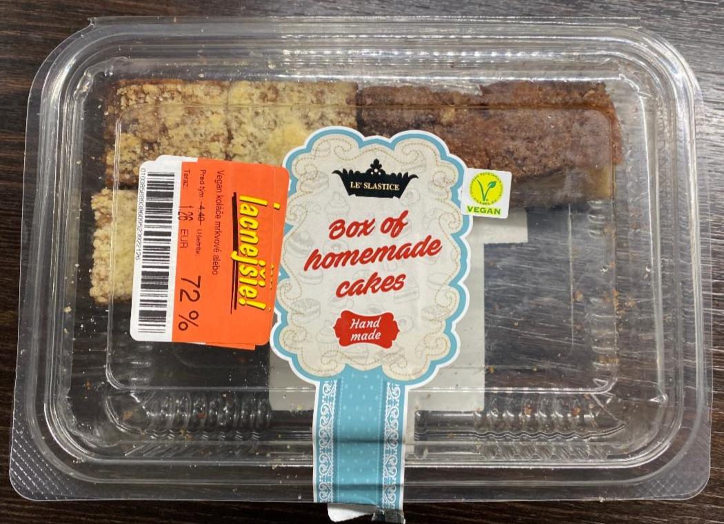 Fotografie - Box of homemade cakes Vegan Le' Slastice