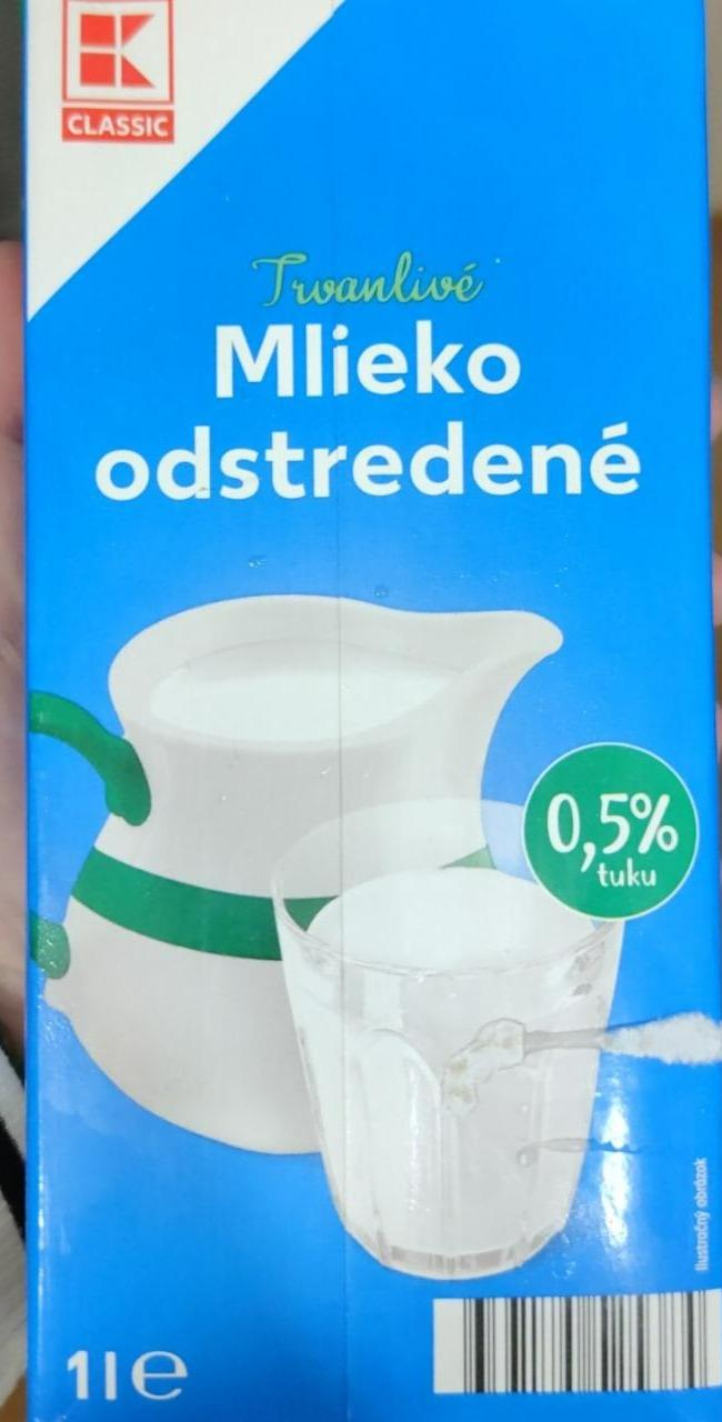 Fotografie - Trvanlivé mlieko odstredené K-Classic