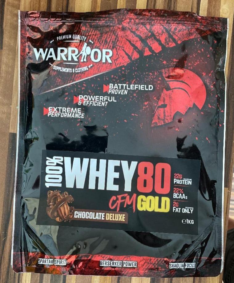 Fotografie - Protein Whey 80 CFM GOLD Chocolate Deluxe Warrior