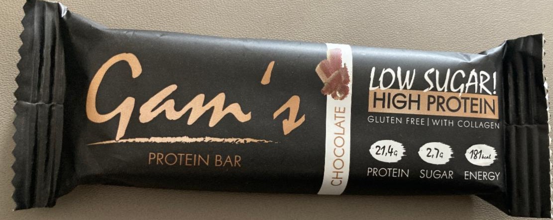 Fotografie - Protein bar chocolate Gam’s