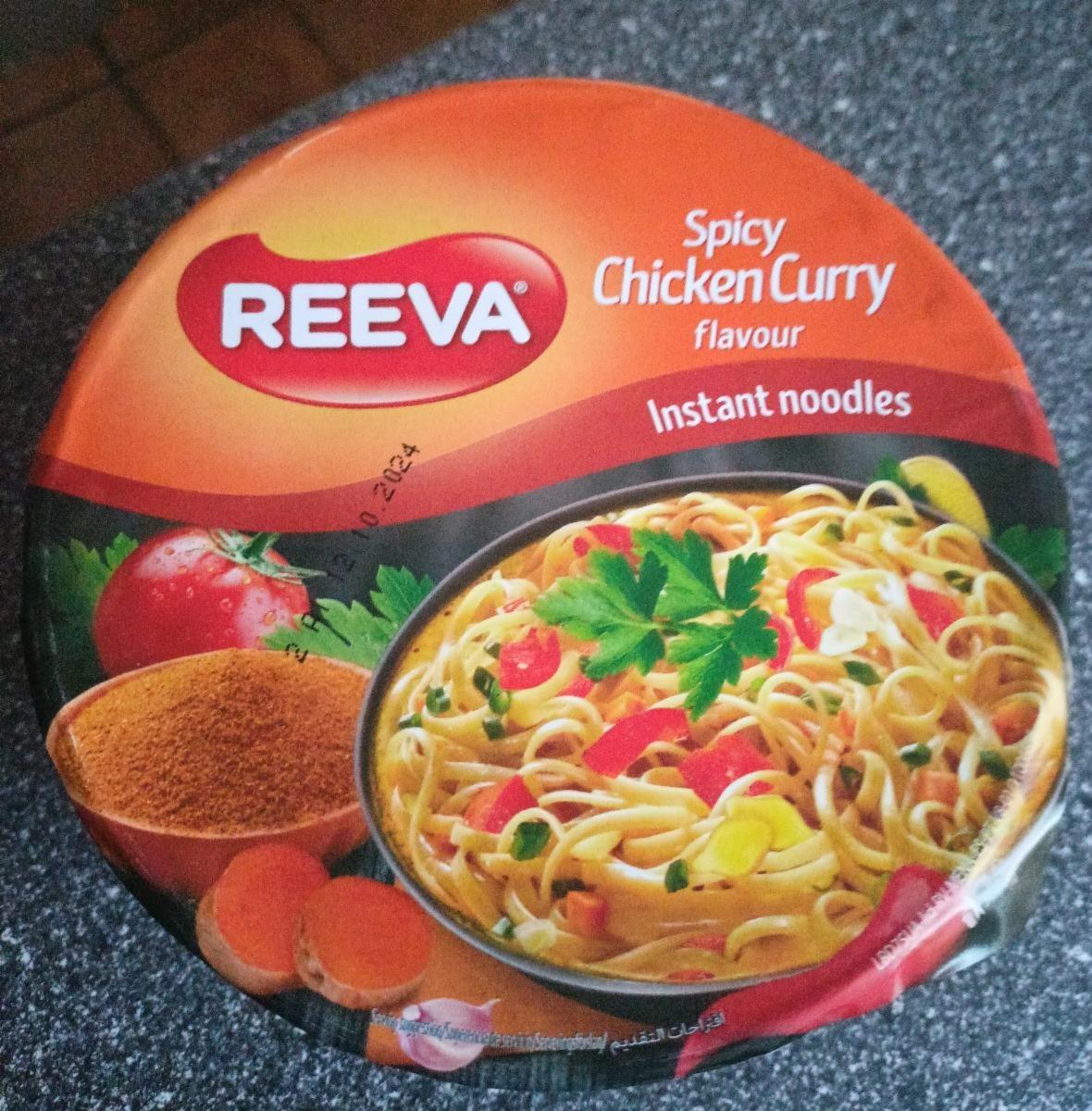 Fotografie - Spicy Chicken curry Instant noodles Reeva