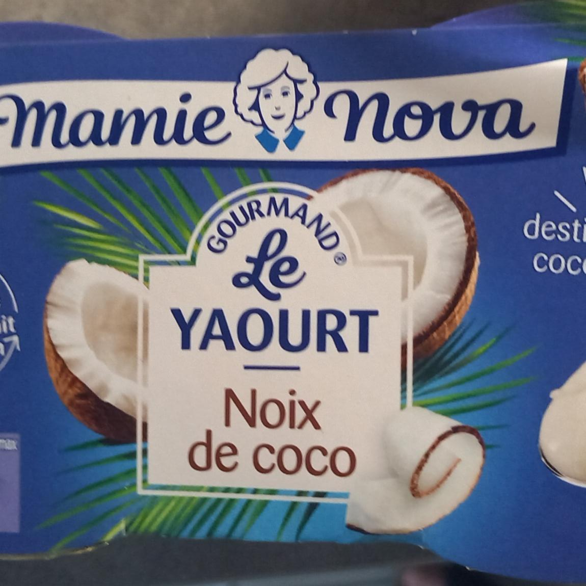 Fotografie - Gourmand Le Yaourt Noix de coco Mamie Nova