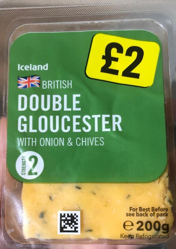 Fotografie - Double Gloucester with Onion & Chives Iceland
