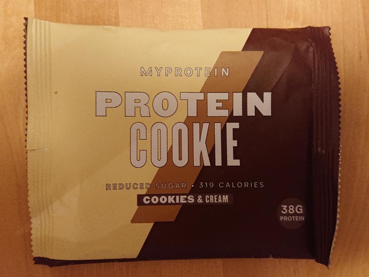 Fotografie - Protein Cookie reduced sugar Cookies & Cream My Protein
