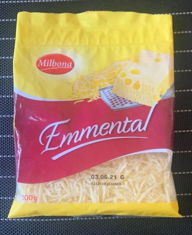 Fotografie - Emmental strouhaný sýr Milbona