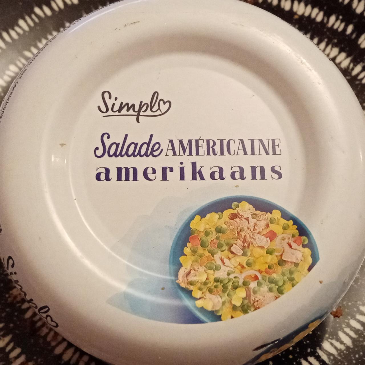 Fotografie - Salade Américaine Simpl