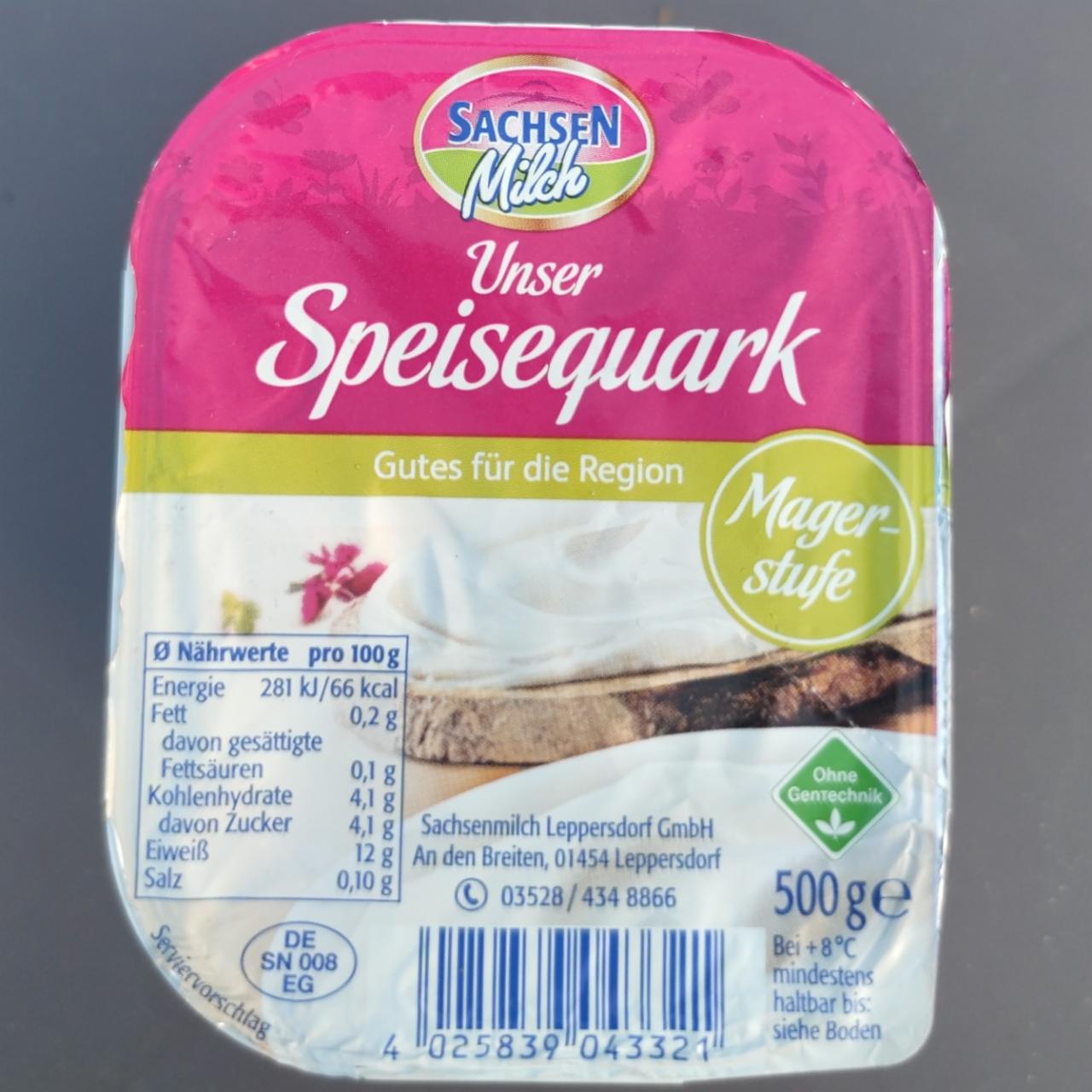 Fotografie - Unser Speisequark Sachsen Milch