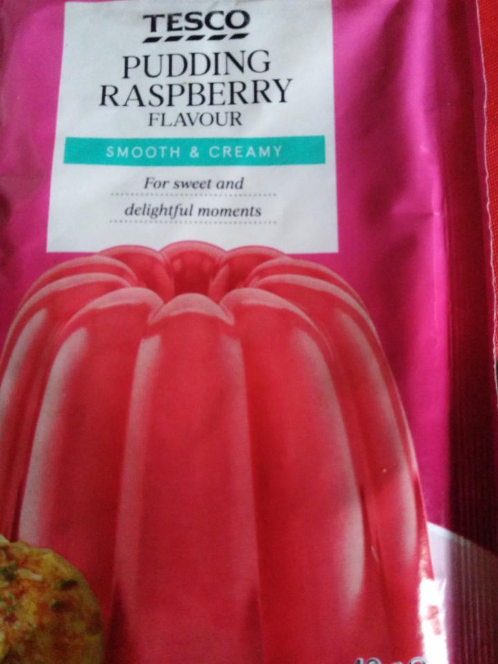 Fotografie - Puding raspberry flavour Tesco