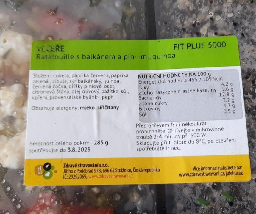 Fotografie - Ratatouille s balkánem a piniemi, quinoa Zdravé stravování