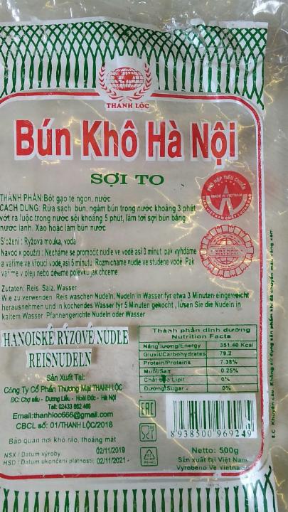 Fotografie - Bun Kho Hà Nội hanoiské rýžové nudle