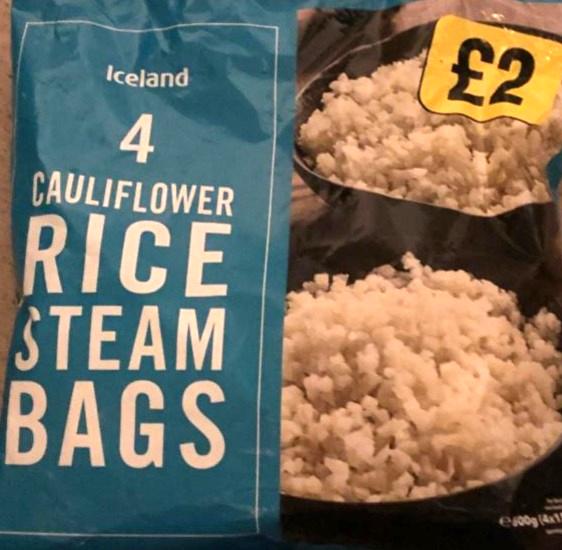 Fotografie - Cauliflower Rice Steam Bag Iceland