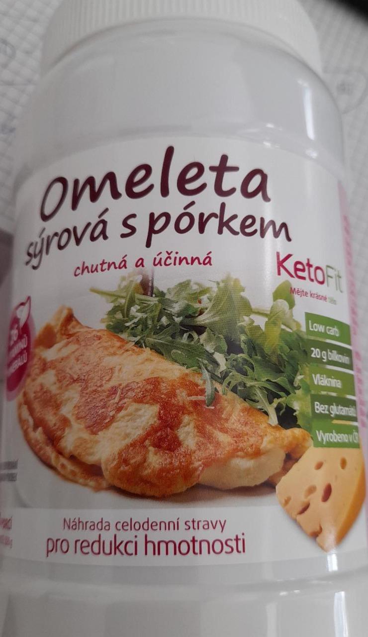 Fotografie - Omeleta sýrová s pórkem KetoFit