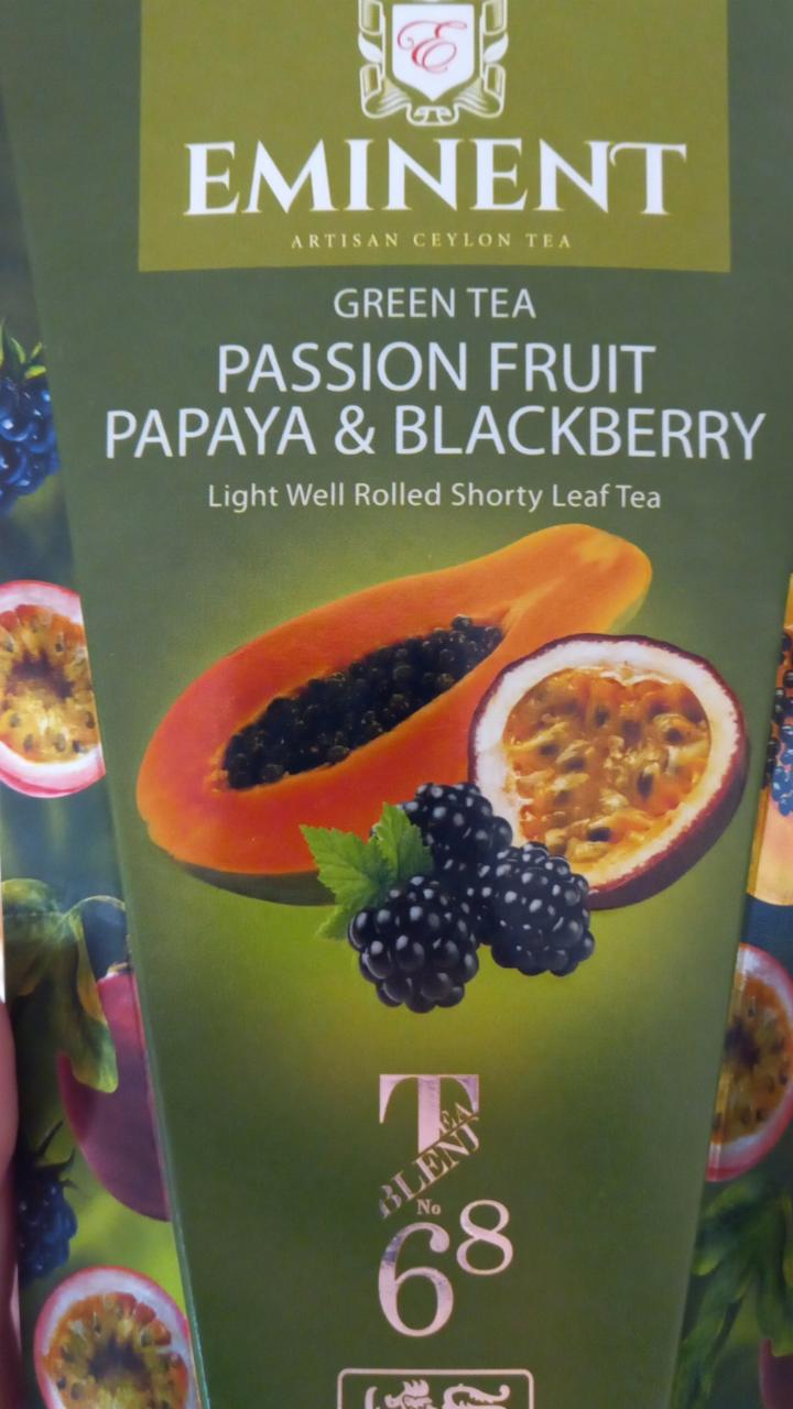 Fotografie - Green Tea Passion Fruit Papaya & Blackberry Eminent
