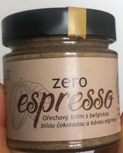 Fotografie - Zero espresso Ořechový krém s belgickou bílou čokoládou a kávou espresso