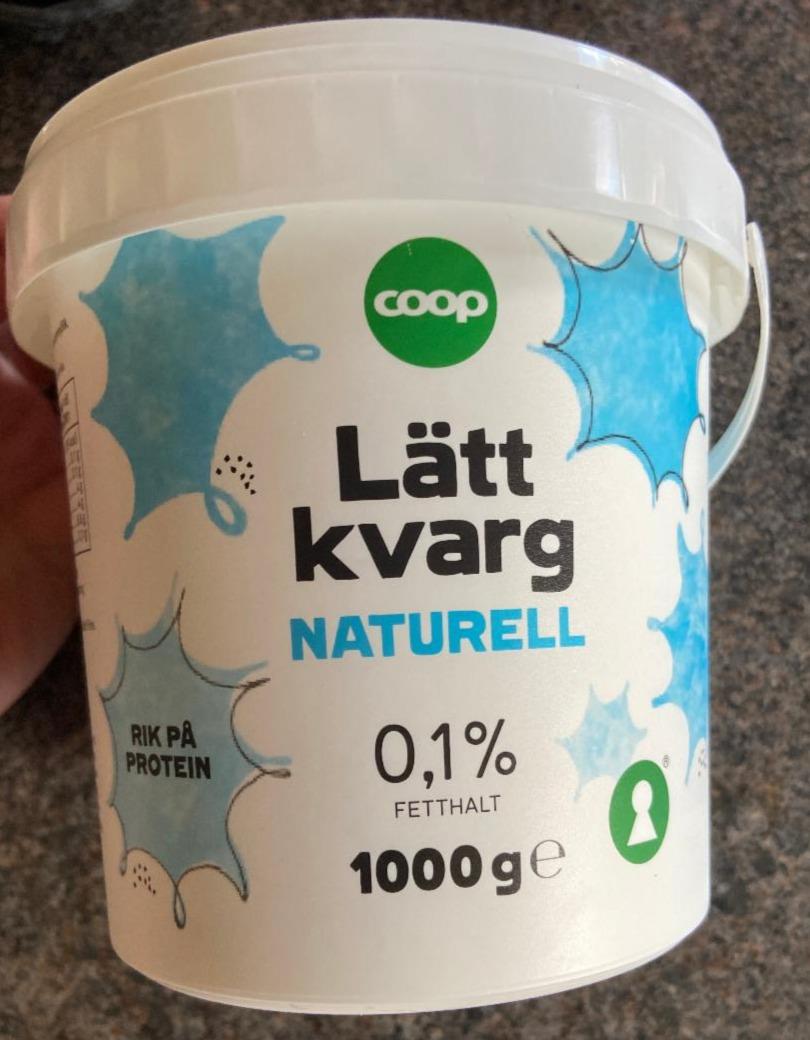 Fotografie - Lätt Kvarg Naturell 0,1% Coop