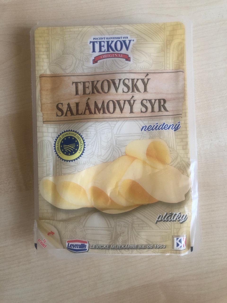 Fotografie - Levmilk Tekovský salámový sýr neuzený