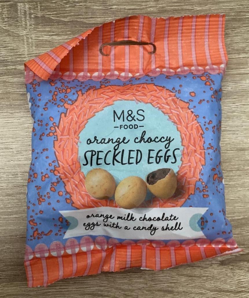 Fotografie - Orange Choccy Speckled Eggs M&S Food