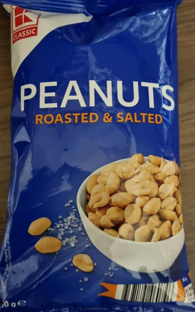 Fotografie - Peanuts roasted & salted K-Classic