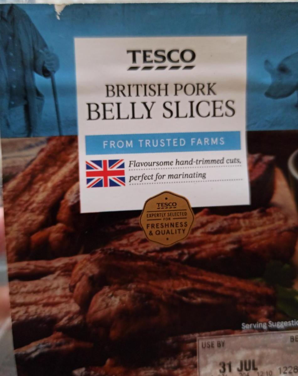 Fotografie - British Pork Belly Slices Tesco
