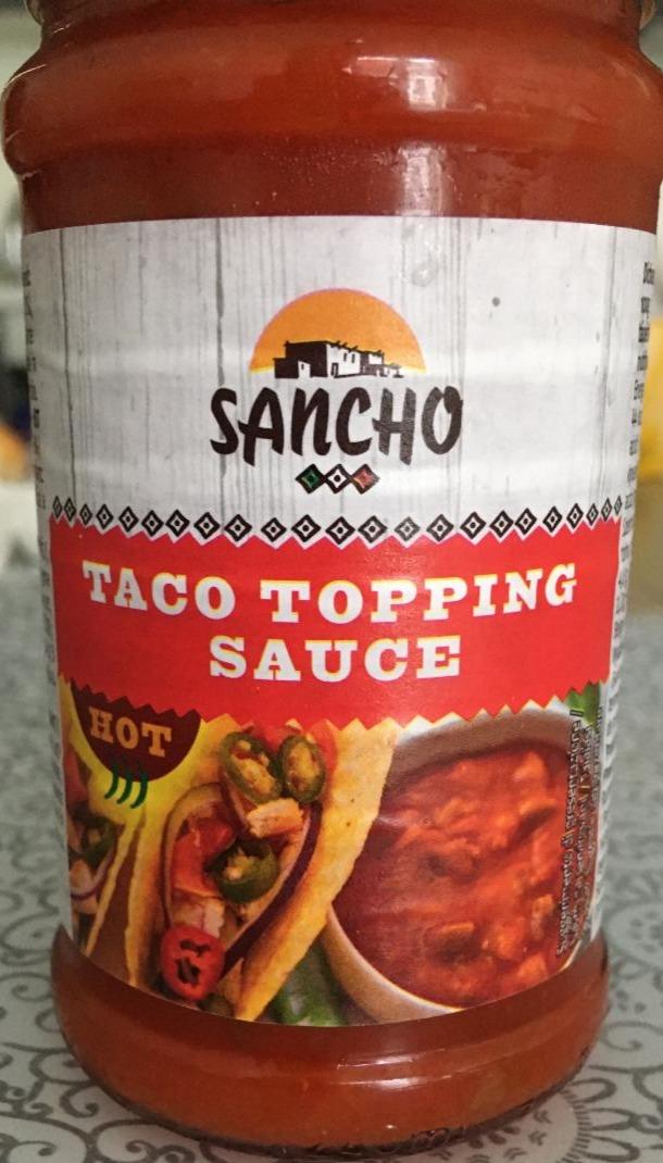 Fotografie - Taco topping sauce hot Sancho