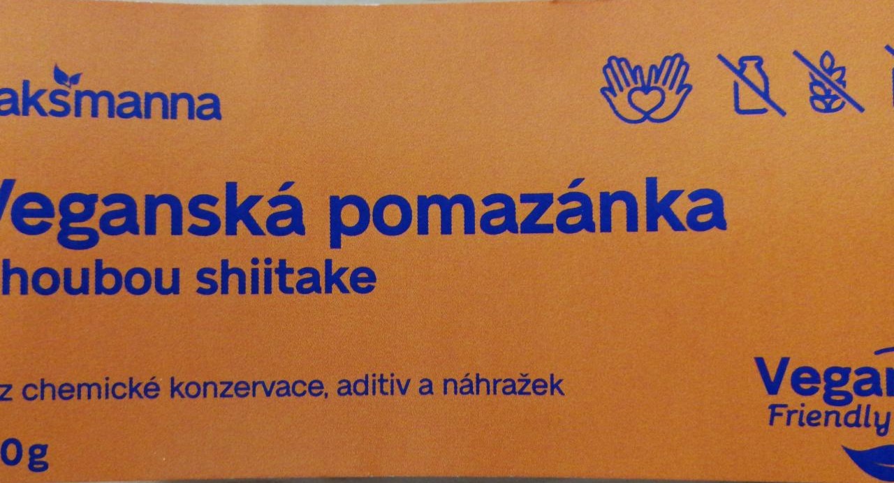 Fotografie - Veganská pomazánka s houbou shiitake Lakšmanna