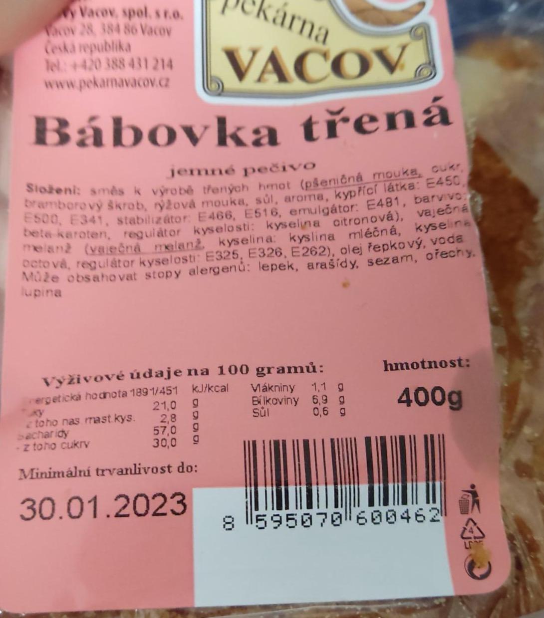 Fotografie - Bábovka třená pekárna Vacov