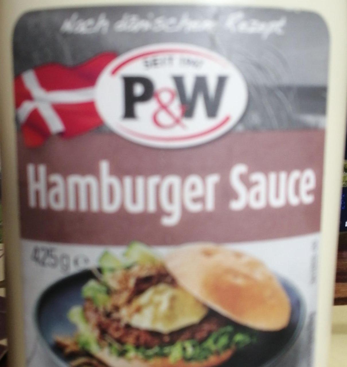 Fotografie - Hamburger Sauce P&W