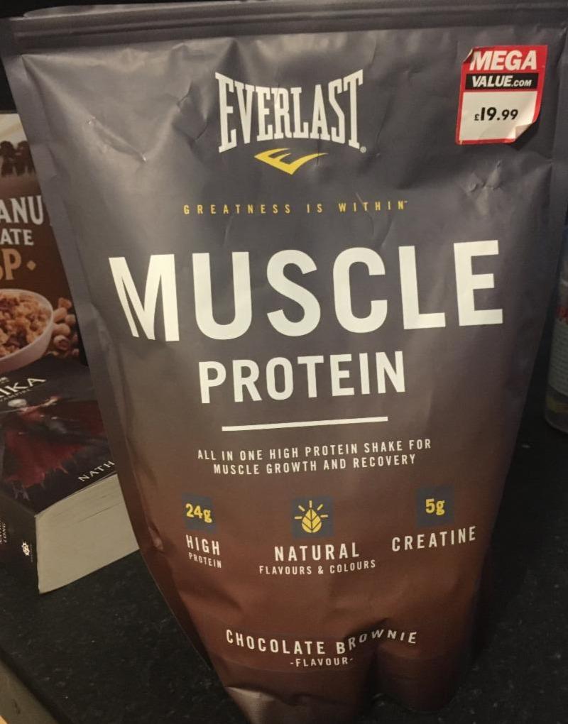 Fotografie - Muscle Protein Chocolate Brownie Everlast