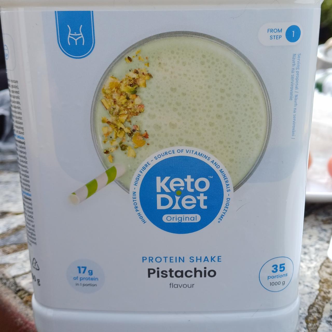 Fotografie - Protein Shake Pistachio flavour KetoDiet