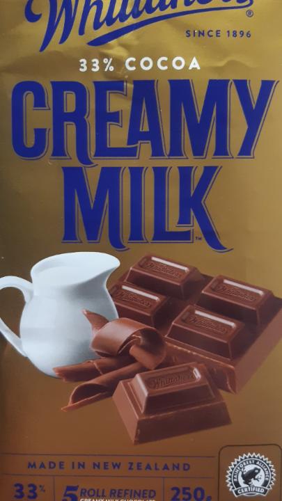 Fotografie - 33% cocoa Creamy Milk Whittaker's
