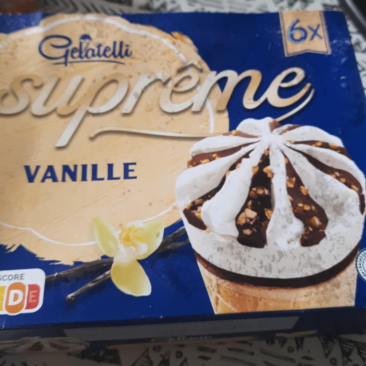 Fotografie - zmrzlina kornout Gelatelli vanilla