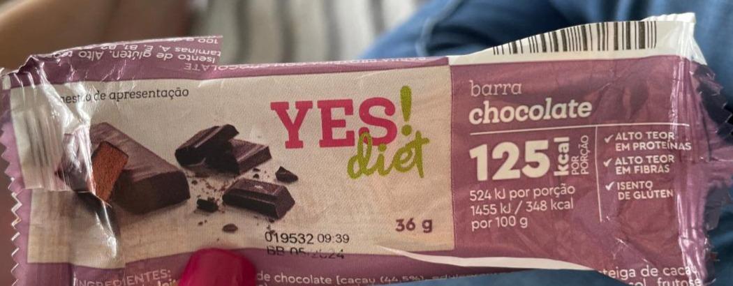 Fotografie - Barra chocolate YES!diet