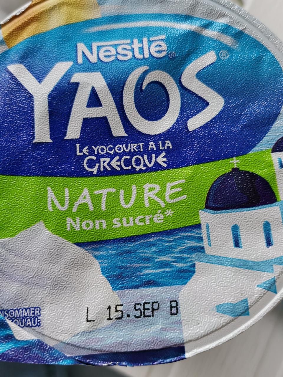 Fotografie - Yaos Le Yaourts à la Grecque Nature Non sucré Nestlé