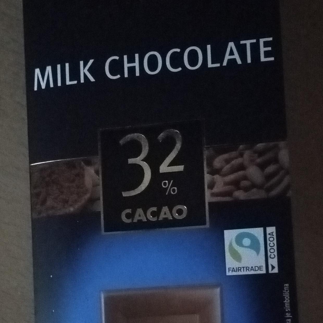 Fotografie - 32% Cacao Milk chocolate J. D. Gross