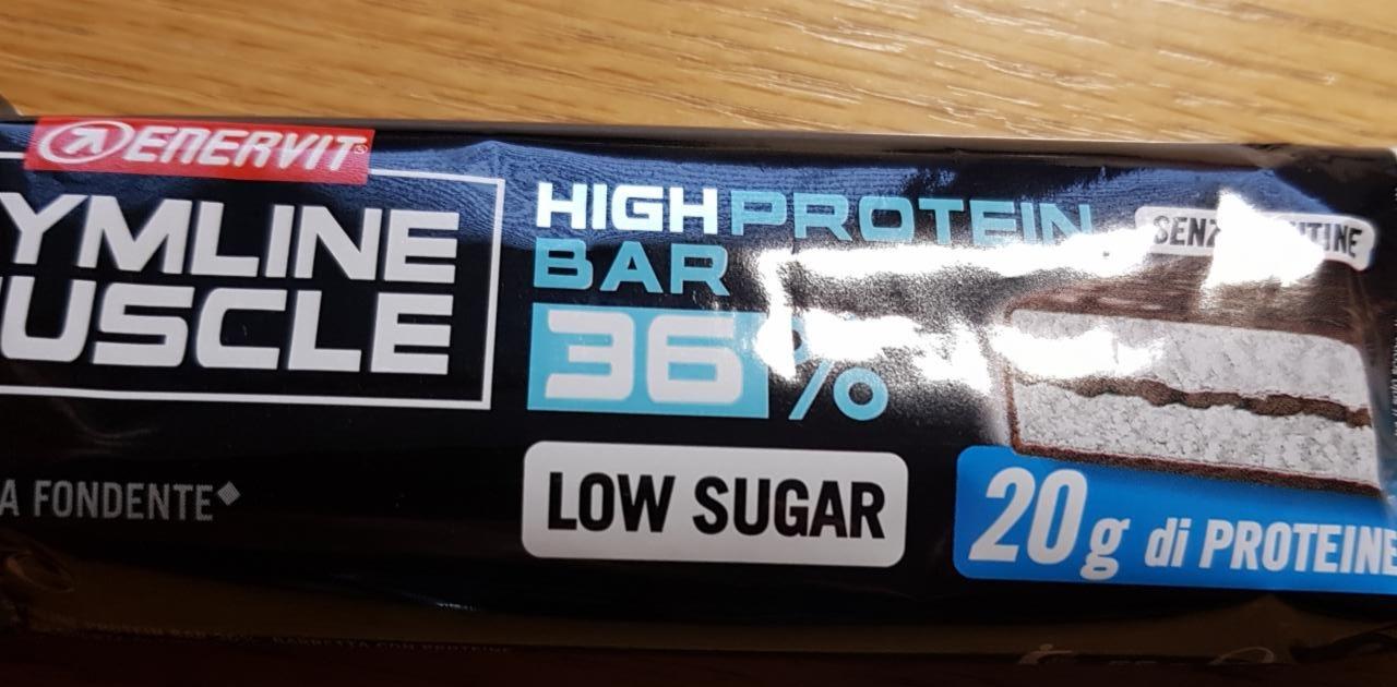 Fotografie - High Protein Bar 36% Coconut Gymline Muscle Bar Enervit
