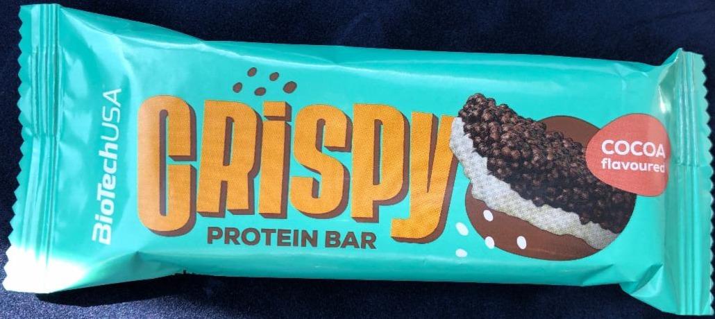 Fotografie - Crispy Protein Bar cocoa flavoured BioTechUSA
