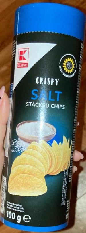 Fotografie - Crispy salt stacked chips K-Classic