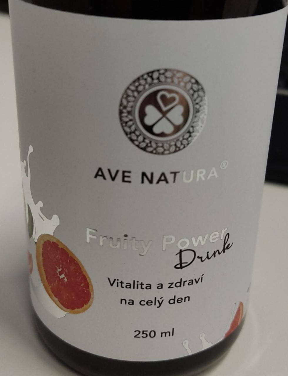 Fotografie - Fruity Power Drink Ave Natura