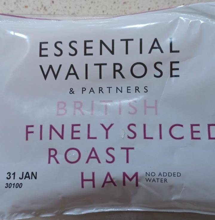 Fotografie - Essential British Finely Sliced Roast Ham Waitrose & Partners