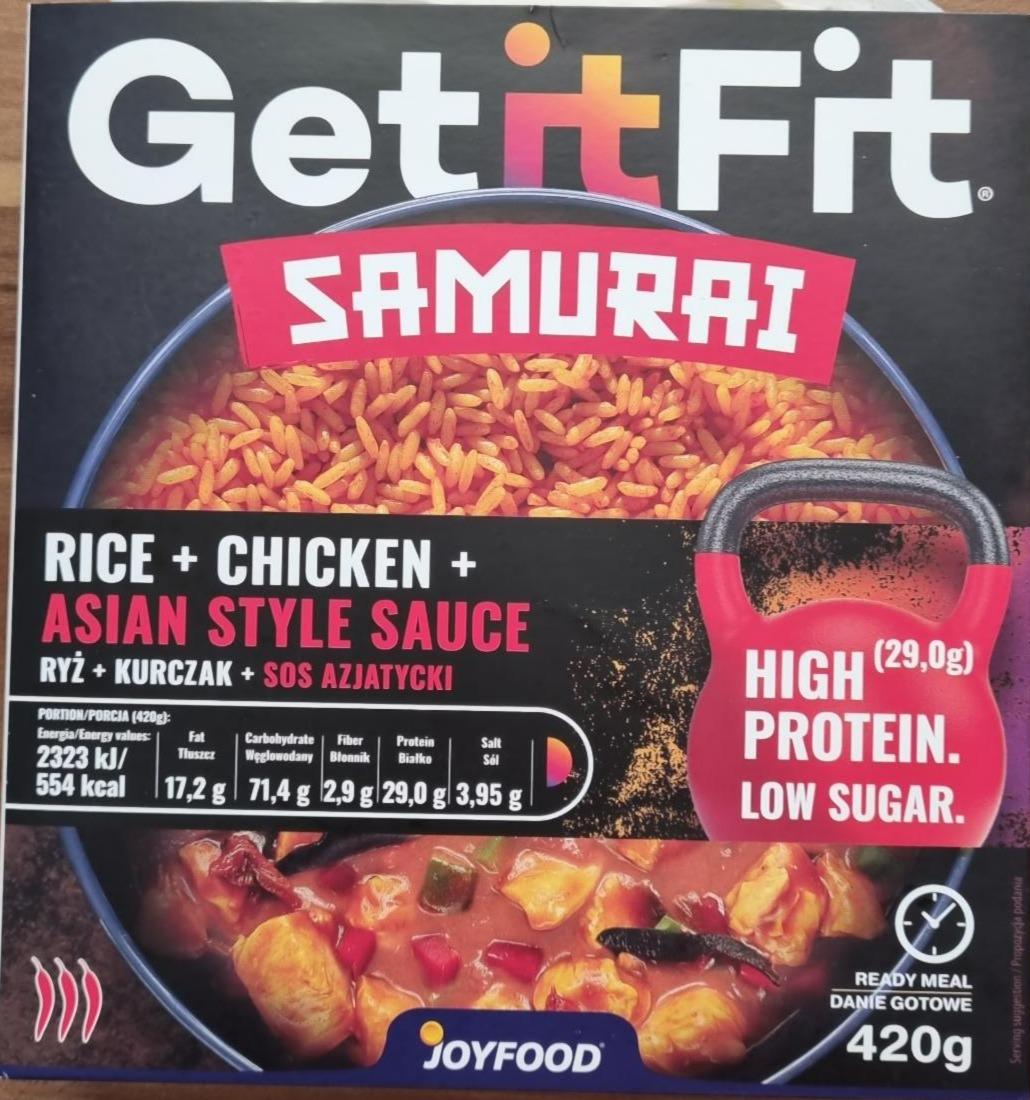 Fotografie - Get it Fit Samurai Rice + Chicken + Asian style sauce JoyFood