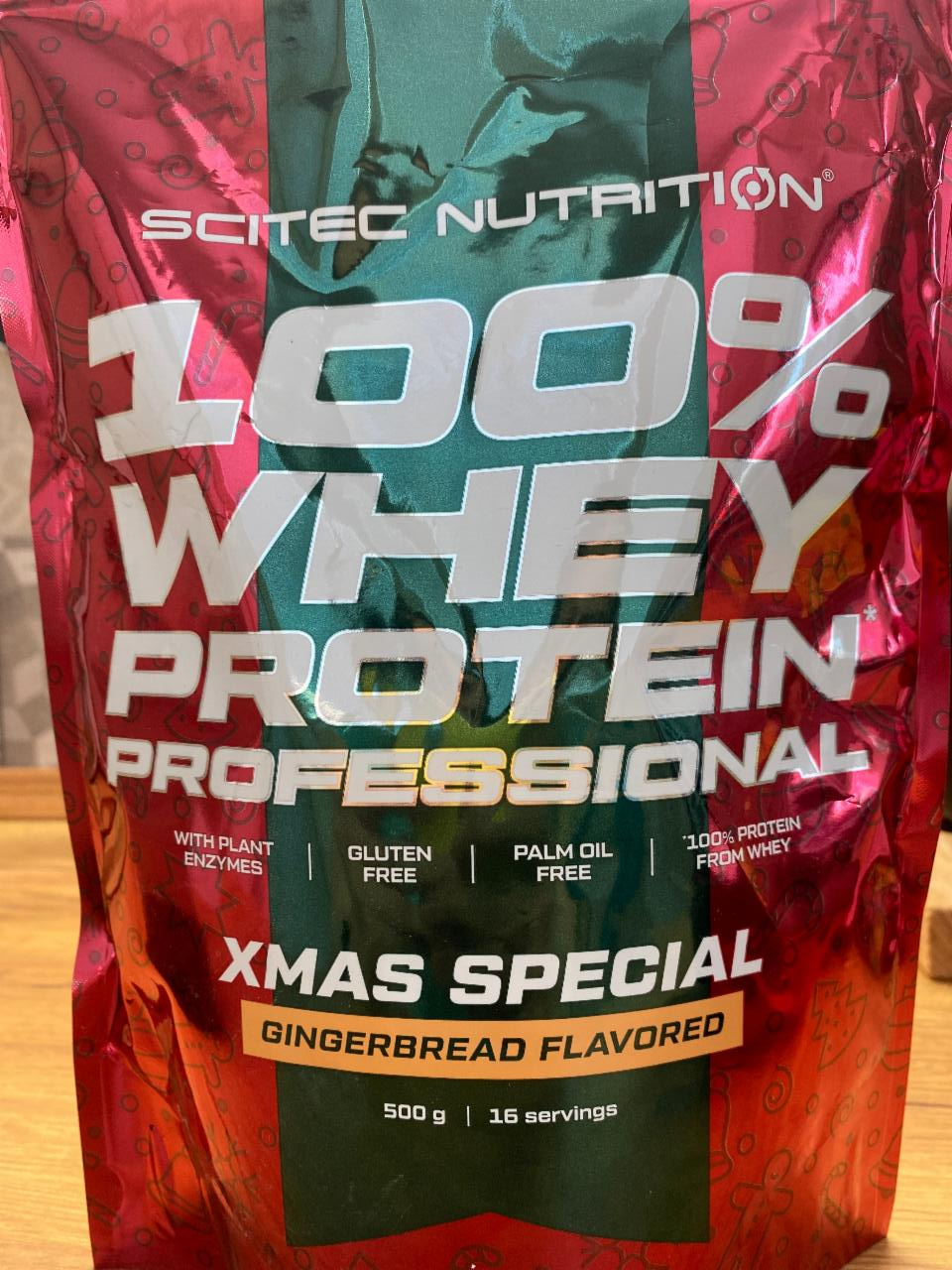 Fotografie - 100% Whey Protein Professional Gingerbread flavoured Scitec Nutrition