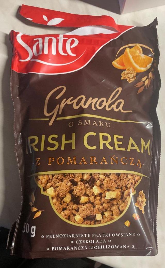 Fotografie - Granola o smaku Irish Cream z pomarańczą Sante