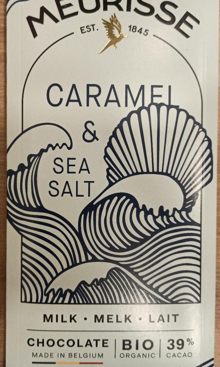 Fotografie - Caramel & Sea salt Milk chocolate Meurisse