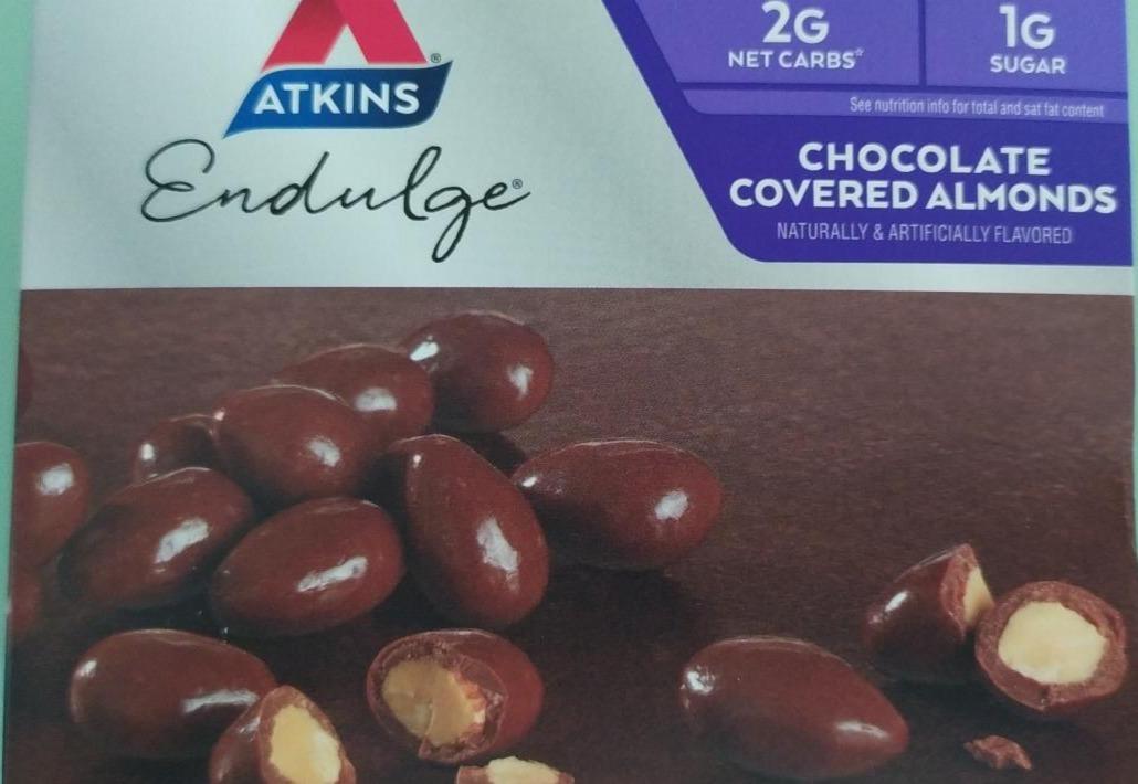 Fotografie - Endulge Chocolate Covered Almonds Atkins