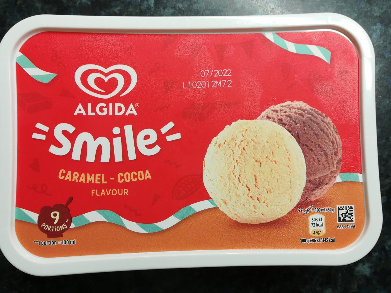 Fotografie - Algida Smile Caramel - Cocoa