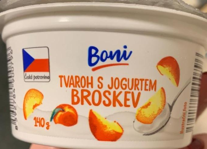 Fotografie - Tvaroh s jogurtem broskev Boni