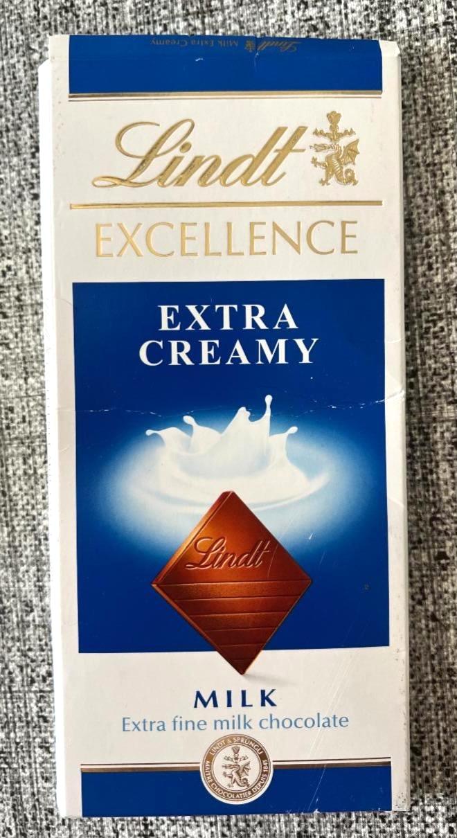 Fotografie - Extra Creamy Milk Chocolate Lindt Excellence