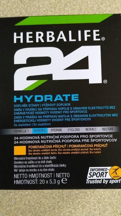 Fotografie - Hydrate 24 Herbalife
