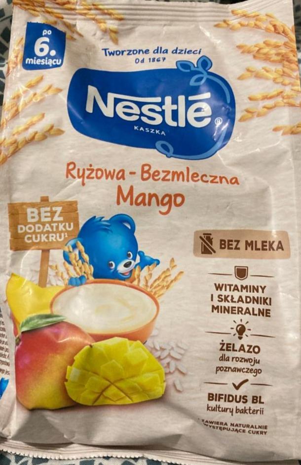 Fotografie - Ryzowa Bezmleczna Mango Nestlé